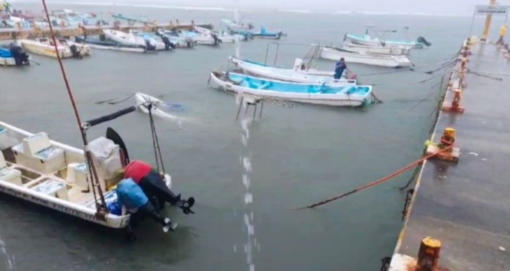 Pescadores de Veracruz sufren pérdidas económicas y daños en embarcaciones