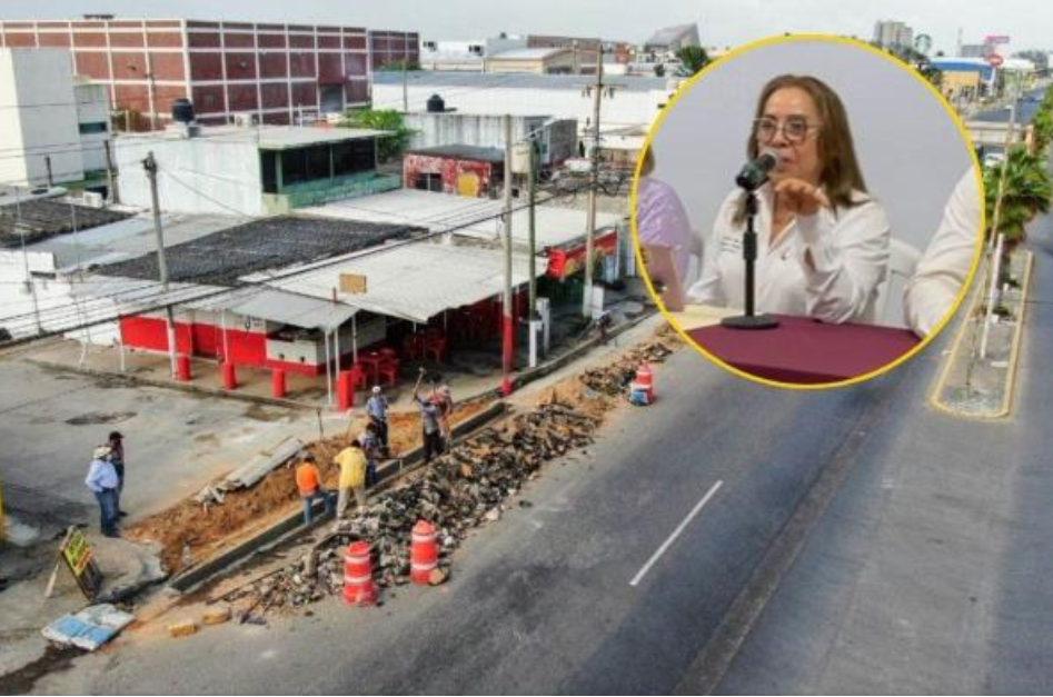 Bacheo y rehabilitación pendiente en Avenida Universidad, Coatzacoalcos