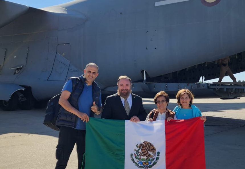 Cuarto vuelo humanitario para evacuar mexicanos de LÃÂbano