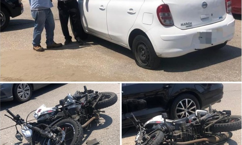 Accidente vial en Coatzacoalcos deja heridos y daños menores