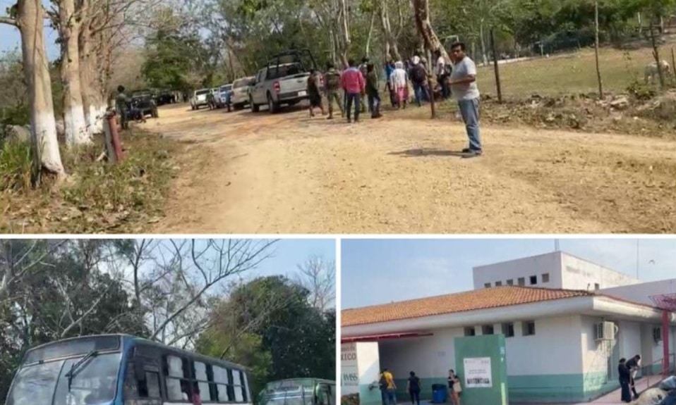 Ataque armado en Texistepec deja 124 retenidos y 4 muertos