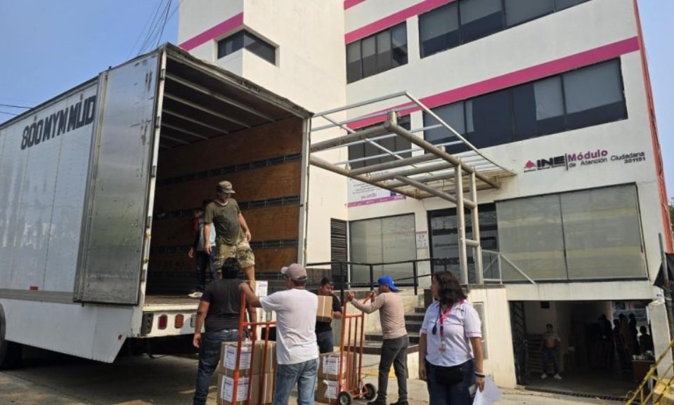 Boletas para elecciÃƒÂ³n del Poder Judicial llegan a Coatzacoalcos