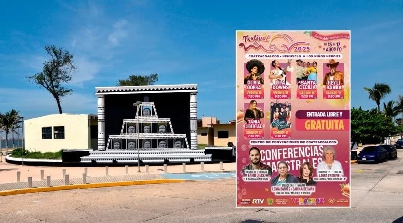 Casa de Cultura, tercer escenario en Festival del Mar Coatzacoalcos