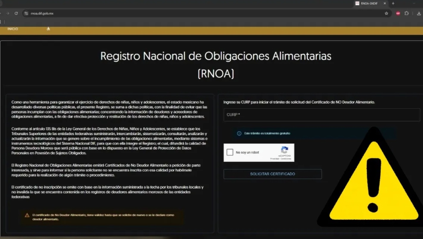 Cómodo obtener el certificado de no deudor alimentario en Coatzacoalcos