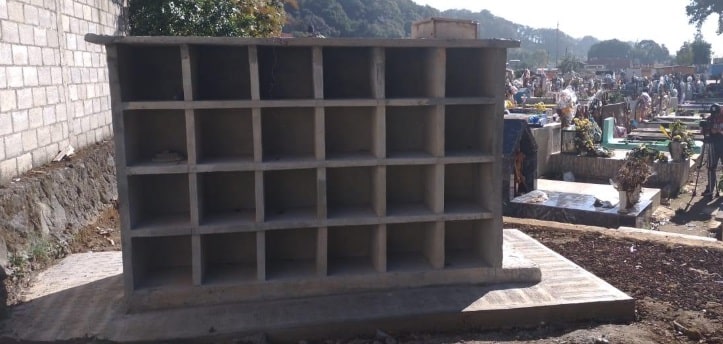 ConstrucciÃƒÂ³n de columbario en panteÃƒÂ³n de Banderilla inicia