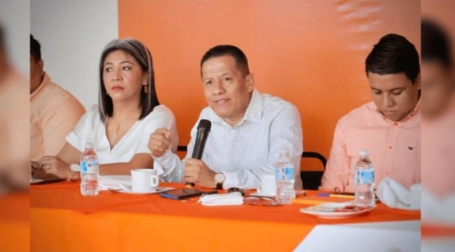 Dante Delgado y las caras de MC en Coatzacoalcos