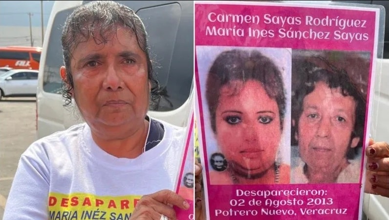 Maricela lleva 12 aÃƒÂ±os buscando madre e hija en Veracruz