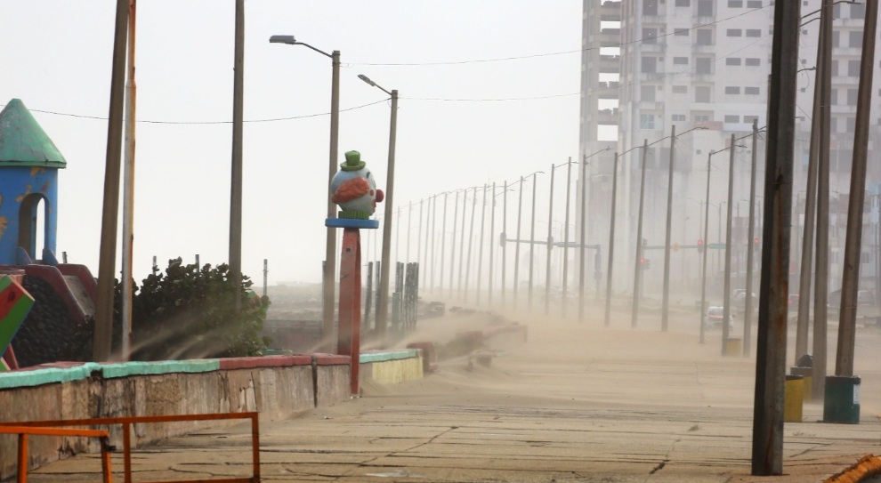 Rachas de viento intensas en Coatzacoalcos este 20 de febrero
