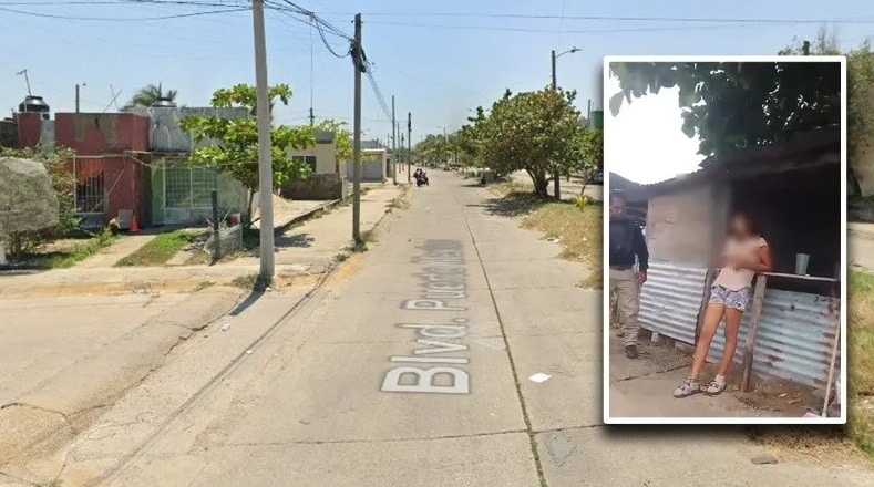 Rescatan a menor encadenado por su madre en Coatzacoalcos
